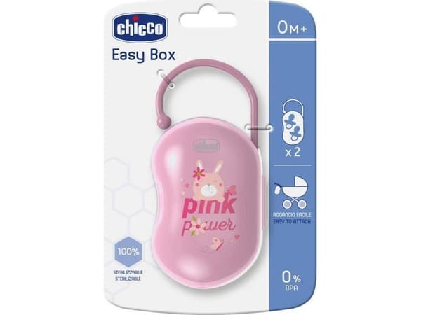 Chicco 129638 DOBBEL smokkeetui, ROSA