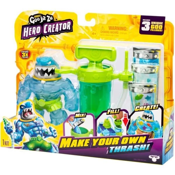 Hero Creator Thrash Figure 11cm - HERoes OF GOO JIT ZU - Custom Texture Creation Kit
