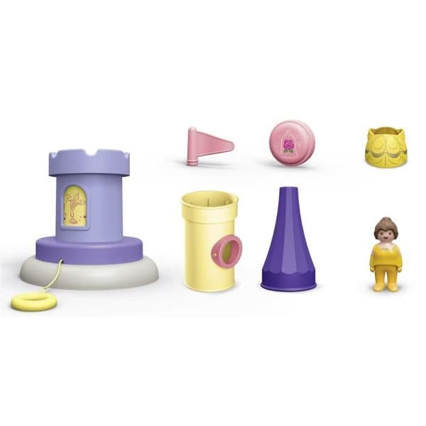 PLAYMOBIL Junior 71458 Belle, Torn med musik, Disney, Från 12 månader