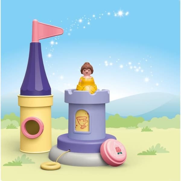 PLAYMOBIL Junior 71458 Belle, Torn med musik, Disney, Från 12 månader