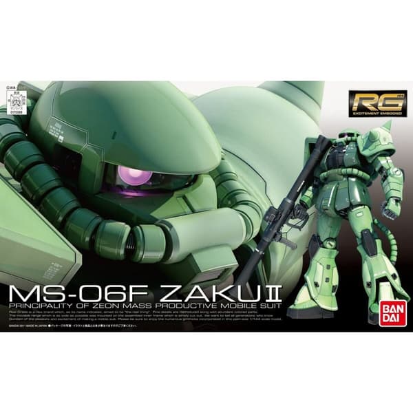 Action Figurer Bandai MS-06F ZAKU II BL