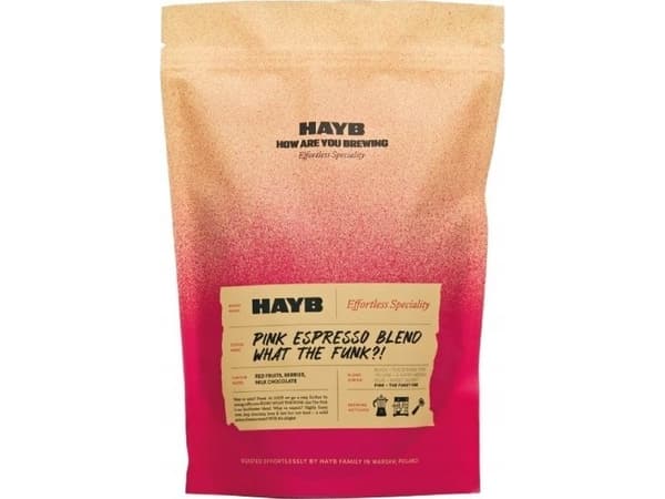 HAYB HAYB Bean Coffee - vaaleanpunainen espressosekoitus WTF 1kg