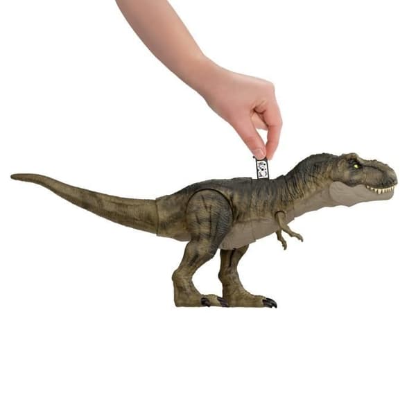 Dinosauriefigur - Jurassic World - T-Rex Extreme Bite - 50 cm ljud och ledad - Från 4 år
