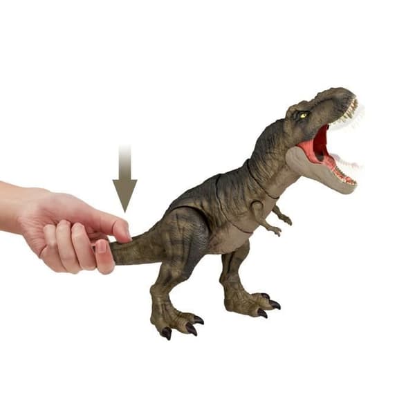 Dinosauriefigur - Jurassic World - T-Rex Extreme Bite - 50 cm ljud och ledad - Från 4 år