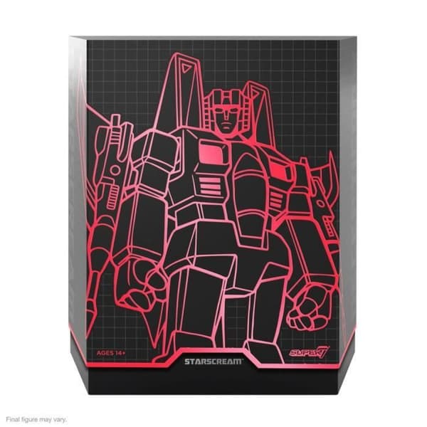 Figur - SUPER7 - Transformers - Starscream G1 - 18 cm - Ledad med tillbehör