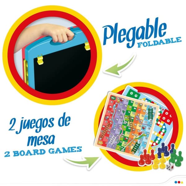Dobbeltsidet tavle Colorbaby 34 x 31 x 29 cm 2 enheder 34 x 31 x 29 cm