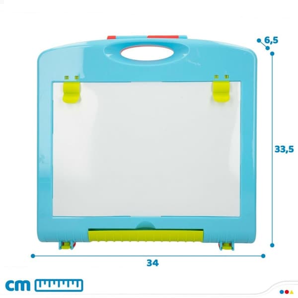 Dobbeltsidet tavle Colorbaby 34 x 31 x 29 cm 2 enheder 34 x 31 x 29 cm
