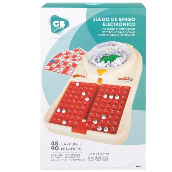 Automatisk Bingo Colorbaby Pap Plastik (6 enheder)