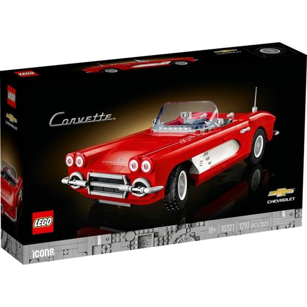 Playset Lego Icons: Corvette 10321 1210 Delar 14 x 10 x 32 cm