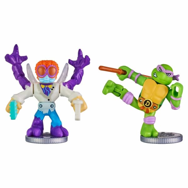 Stridsfigurer Teenage Mutant Ninja Turtles Legends of Akedo: Donatello vs Baxter Stockman