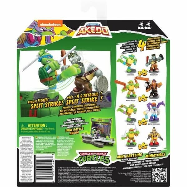 Stridsfigurer Teenage Mutant Ninja Turtles Legends of Akedo: Donatello vs Baxter Stockman