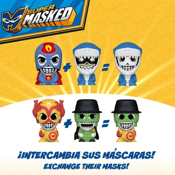 Actionfigurer Eolo Super Masked 3 x 4,5 x 3,5 cm (12 antal)