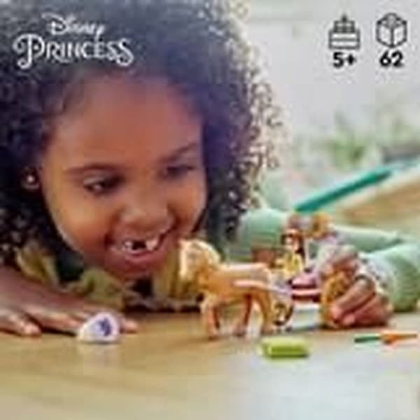 Byggsats Lego 43233 Bella's Fairy Tale Rickshaw Vit Multicolour