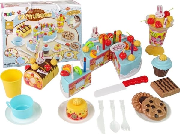 LeanToys Sweets Cake Cookies med borrelås DIY