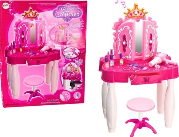 LeanToys Toalettstyrt trollspö MP3 Trollspö tillbehör Rosa