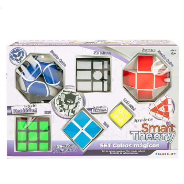 Rubiks terning Colorbaby Smart Theory 6 Dele