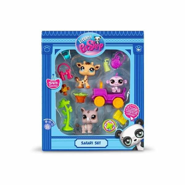 Playset Bandai Littlest Pet Shop SAFARI 8 Dele