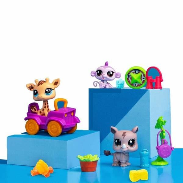 Playset Bandai Littlest Pet Shop SAFARI 8 Dele