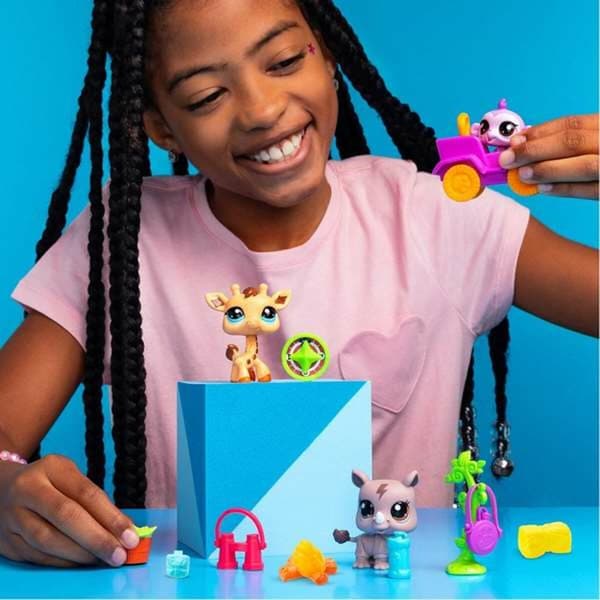 Playset Bandai Littlest Pet Shop SAFARI 8 Dele