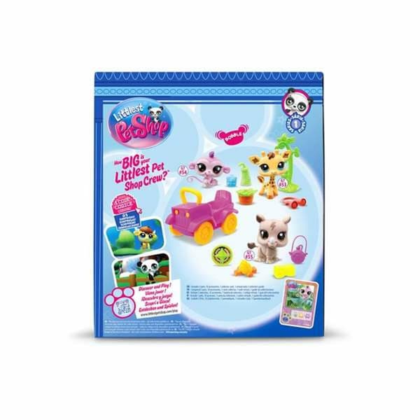 Playset Bandai Littlest Pet Shop SAFARI 8 Dele
