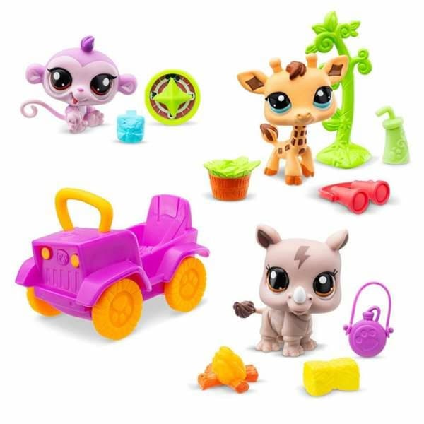 Playset Bandai Littlest Pet Shop SAFARI 8 Dele