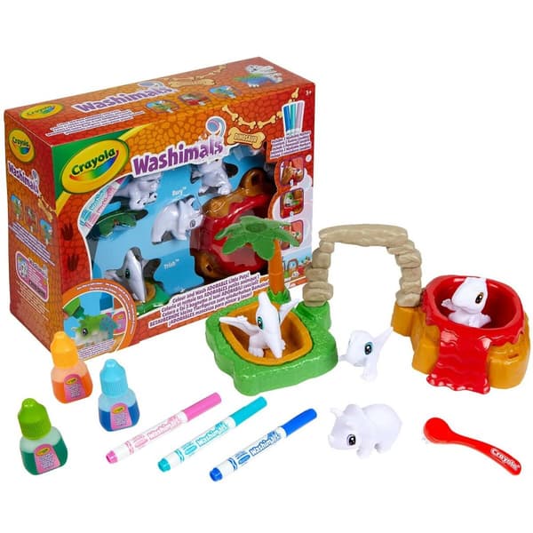 Playset Washimals Dinos Set Jurásico Crayola Washimals Dinosaurs Håndverksspill