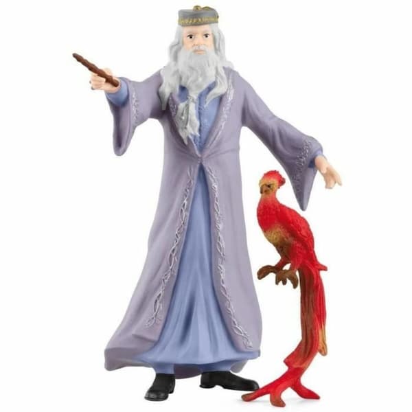 Papp Schleich Albus Dumbledore & Fawkes