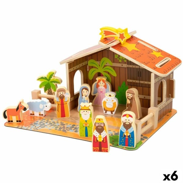 Julekrybbe Woomax 20 Deler 29,5 x 16,5 x 22 cm (6 enheter)