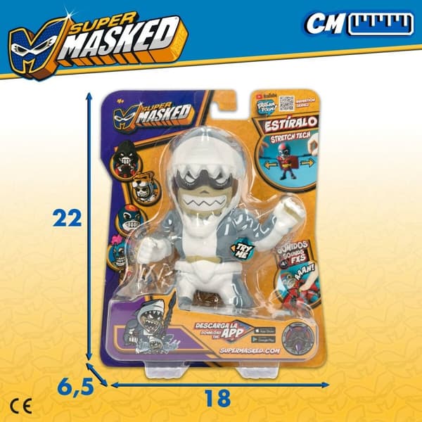 Papp Eolo Super Masked Jaw Boy 14 x 16 x 8,5 cm Elastisk (12 enheter)