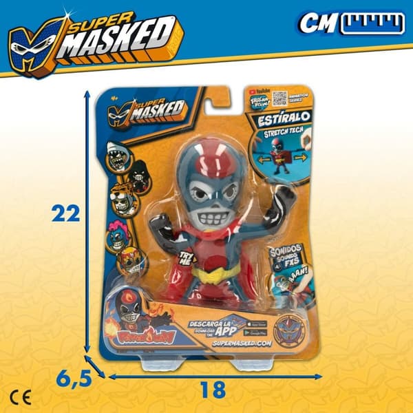 Papp Eolo Super Masked Pepper Man 14 x 15,5 x 5,5 cm Elastisk (12 enheter)