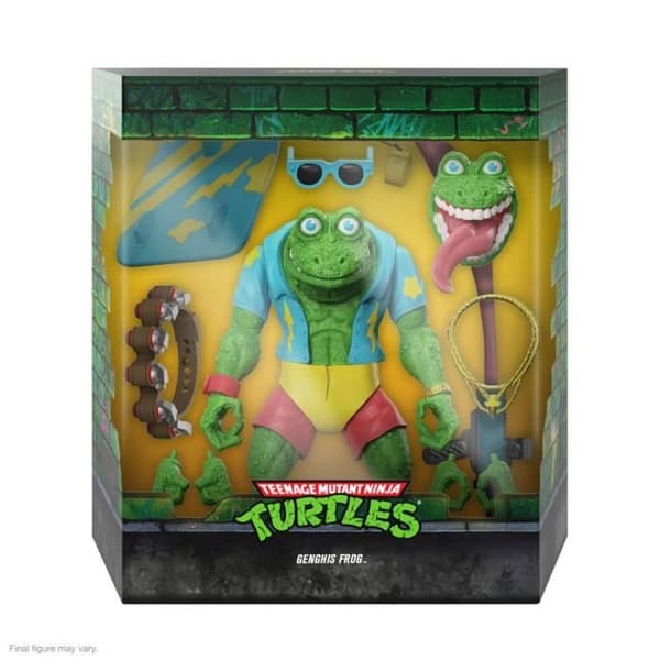 Figur - SUPER7 - Genghis Frog - Utbytbara tillbehör - 18 cm