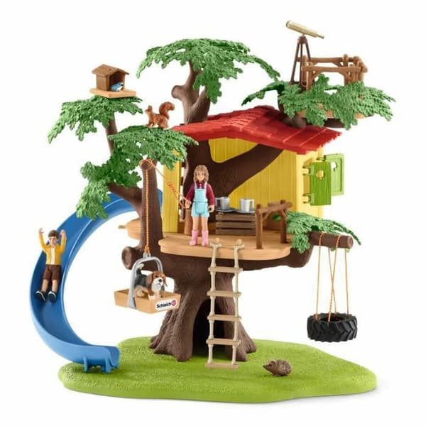 Playset Schleich Adventure tree house 28 Kappaletta