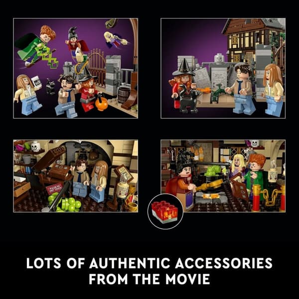 Rakennussetti Lego Disney Hocus Pocus - Sanderson Sisters' Cottage 21341 2316 Kappaletta