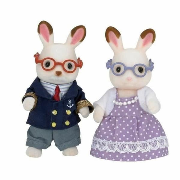 Toimintahahmot Sylvanian Families 5190 Grandparents Rabbit Chocolate