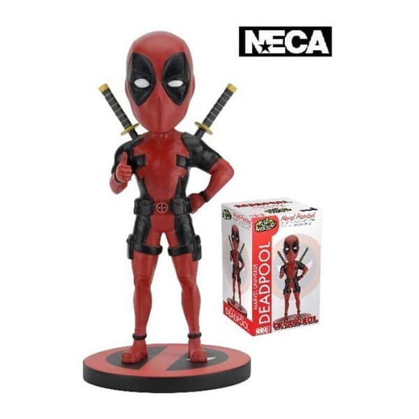 DEADPOOL CLASSIC statyett - MOBILE HEAD 20CM - NECA - Marvel - Miniatyrkaraktärer