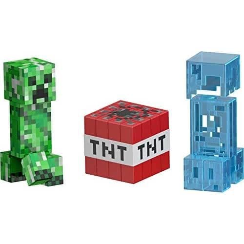 MINECRAFT LEDD FIGURSAMLARE DIAMANTNIVÅ CREEPER (14 CM) A