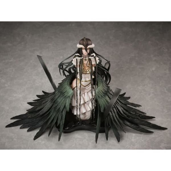 PVC-statyett OVERLORD - FURYU - ALBEDO WHITE DRESS VER. 17 CM - Vit - 15 år gammal - Inomhus - Vuxen - Blandat