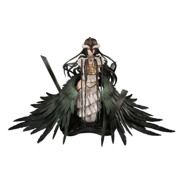 PVC-statyett OVERLORD - FURYU - ALBEDO WHITE DRESS VER. 17 CM - Vit - 15 år gammal - Inomhus - Vuxen - Blandat