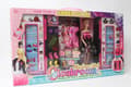 Miniatyrbild 1 av 2: Doll + wardrobe set DSJ928-1 07109