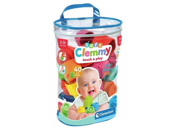 Clementoni Clemmy Bag 40, 0,6 år, 40 stykker, Gummi