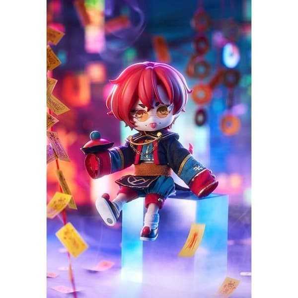 Nendoroid docka Jiangshi Twin Action Figur i kinesisk stil - Good Smile Company - Vit - Tillbehör ingår
