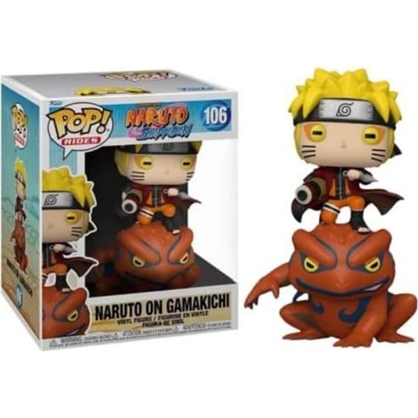 Popfigur i megastorlek [Exklusiv] Naruto: Naruto på Gamakichi [106]