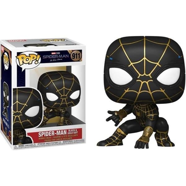 Funko POP Spider-Man No Way Home Black &amp; Gold Suit No.911