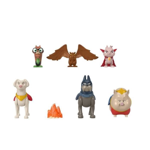 Fisher-Price DC League of Super-Pets HGL00 figurer - Flerfärgad - Set med 6 delar