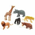Miniatyrbild 2 av 3: Set of 6 Wild Animals Moltó Plastic