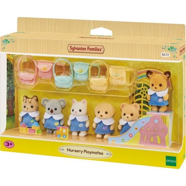 Barnkammare vänner - SYLVANIAN FAMILIES - 5672 - Box med 6 babyfigurer med tillbehör