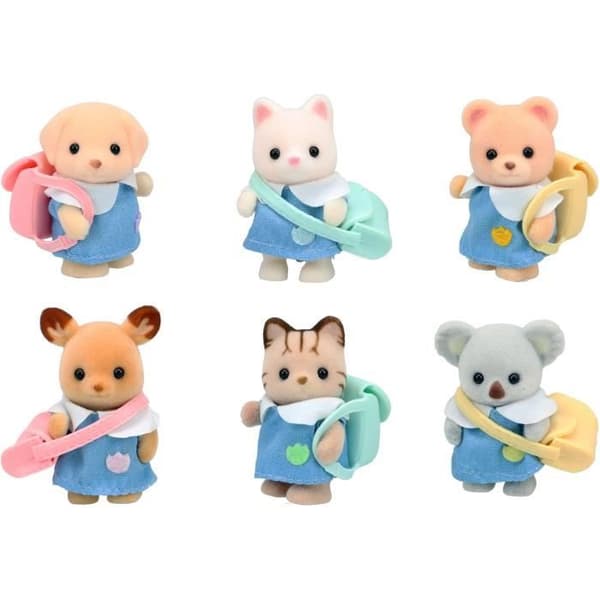 Barnkammare vänner - SYLVANIAN FAMILIES - 5672 - Box med 6 babyfigurer med tillbehör