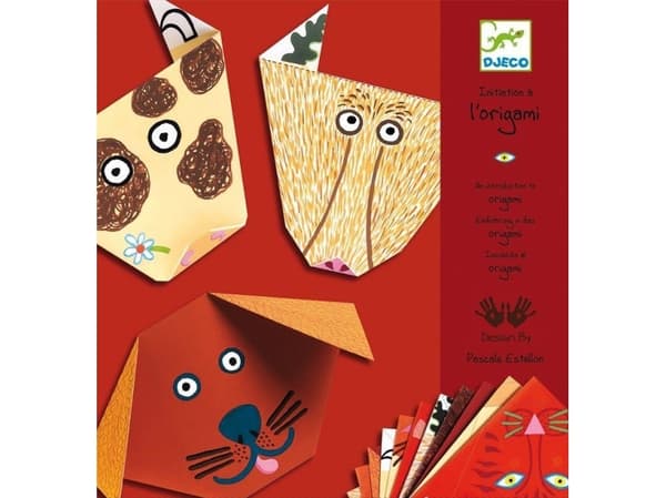 DJECO DJ08761, Origamiset för barn, 4 År, Kartong, Multifärg, 44 styck