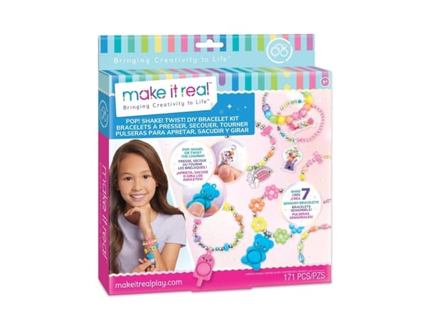 Gjør det ekte GJØR DET EKTE Pop Shake Twist Armbånd, kreativt leketøy!