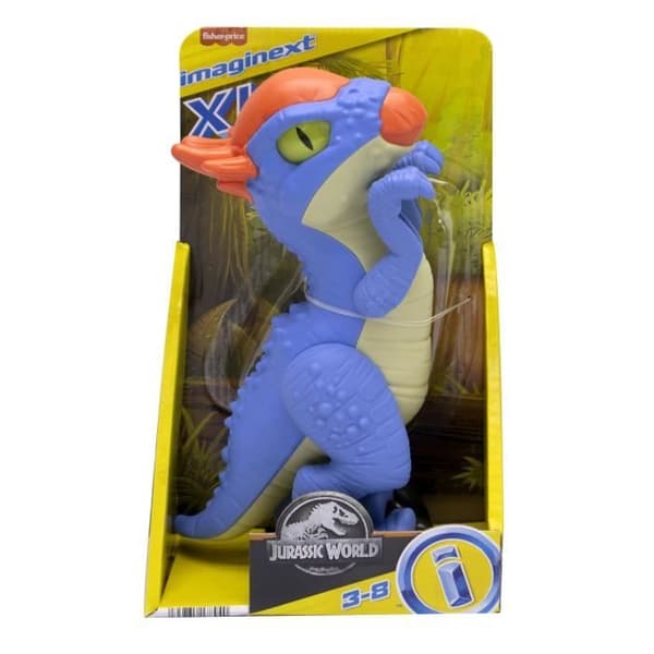 Fisher-Price - Dino XL Imaginext Jurassic World (slumpmässig modell) - Dinosauriefigurer - Från 3 år GWN99